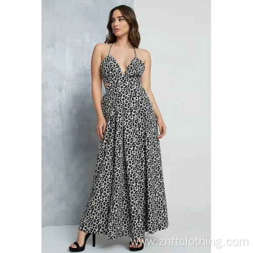 Women's Fashion Style Printed Long Dresses